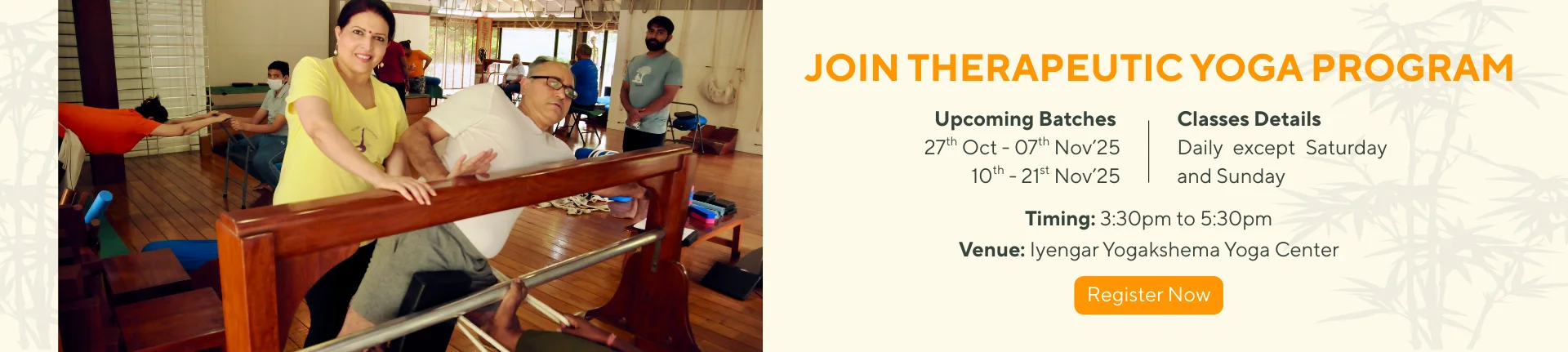 Therapeutic Yoga Program
