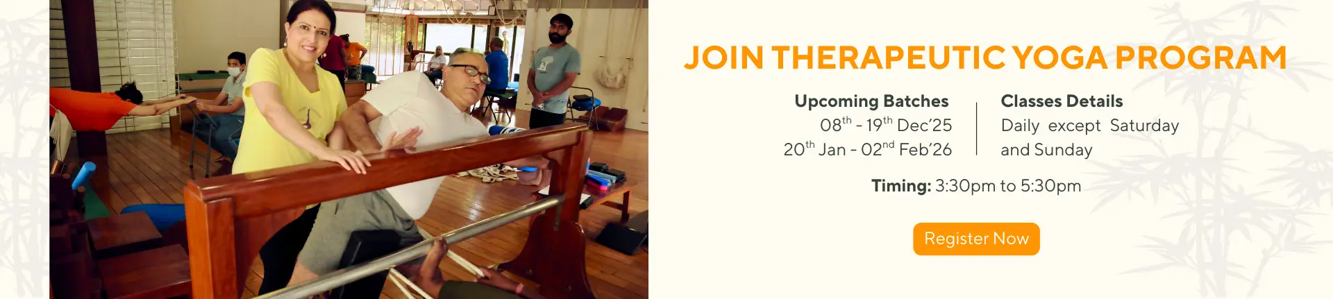 Therapeutic Yoga Program