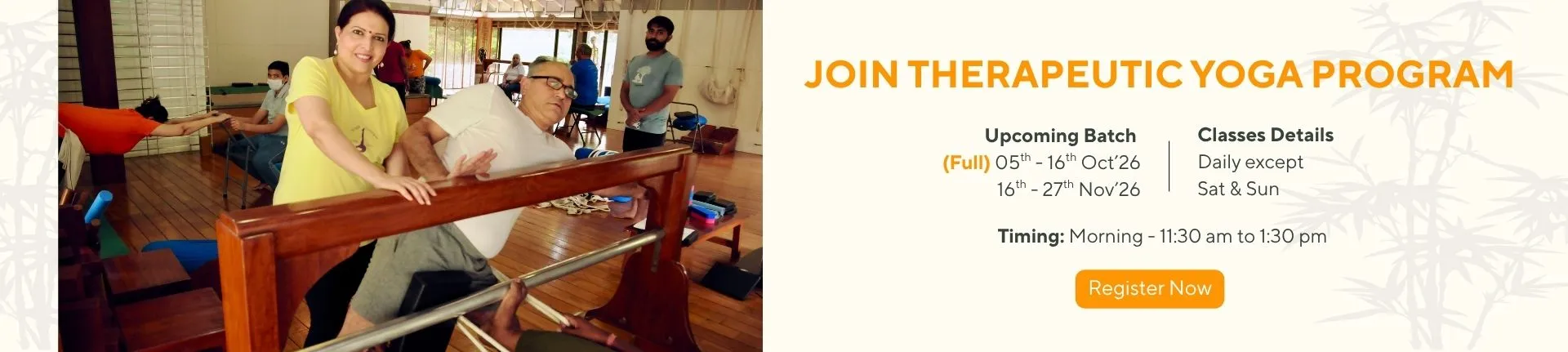 Therapeutic Yoga Program