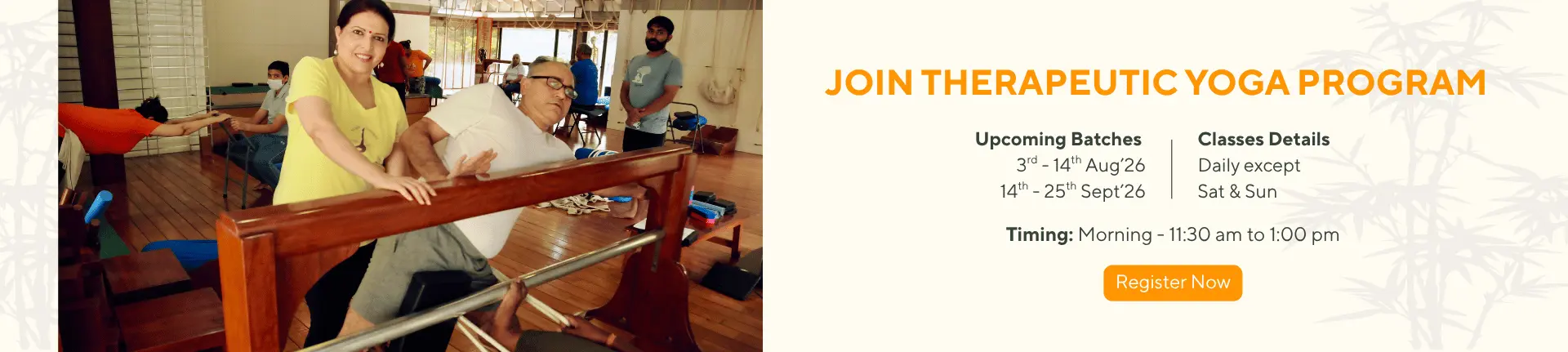Therapeutic Yoga Program